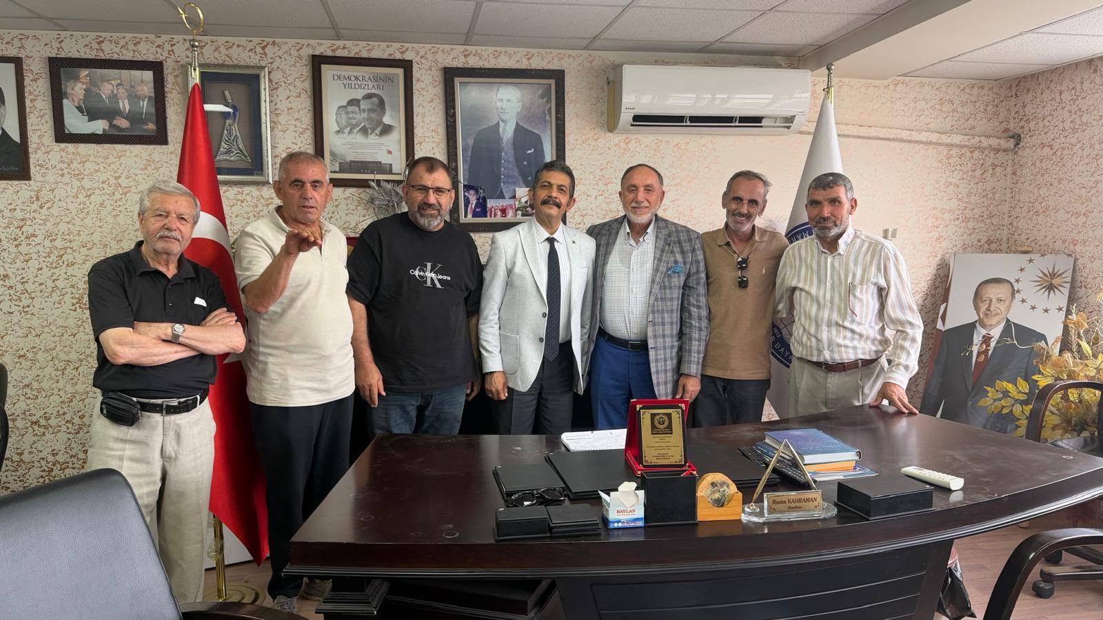 Sayın Rasim Kahraman abimizi makamında ziyaret ettik.
