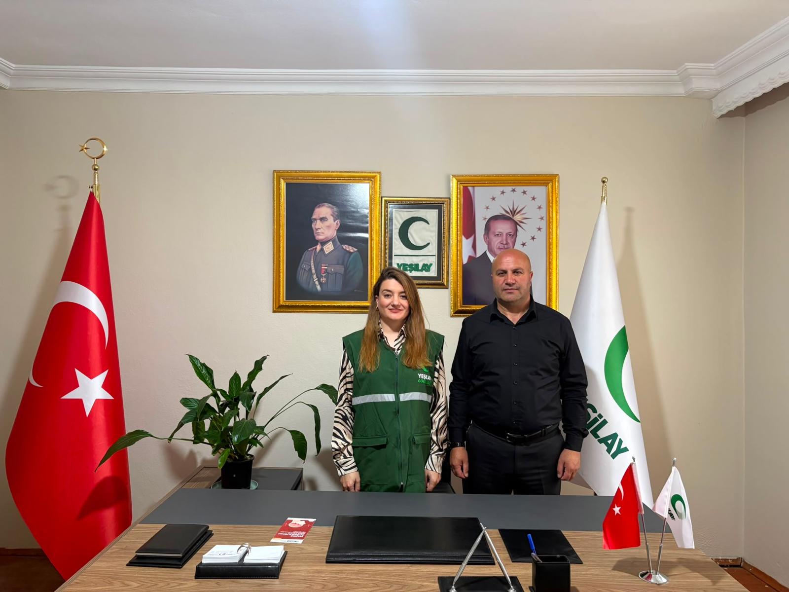 Kars yeşilay başkanımızı ziyaret